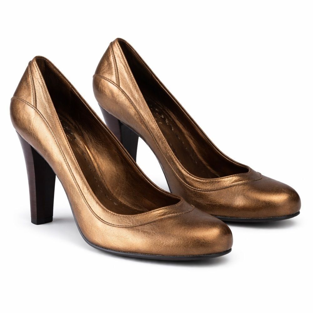 2/$20 BCBGirls Bronze Round Toe Pump, 5.5